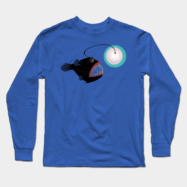 DEEP SEA ANGLERFISH Long Sleeve T-Shirt by JeanGregoryEvans1